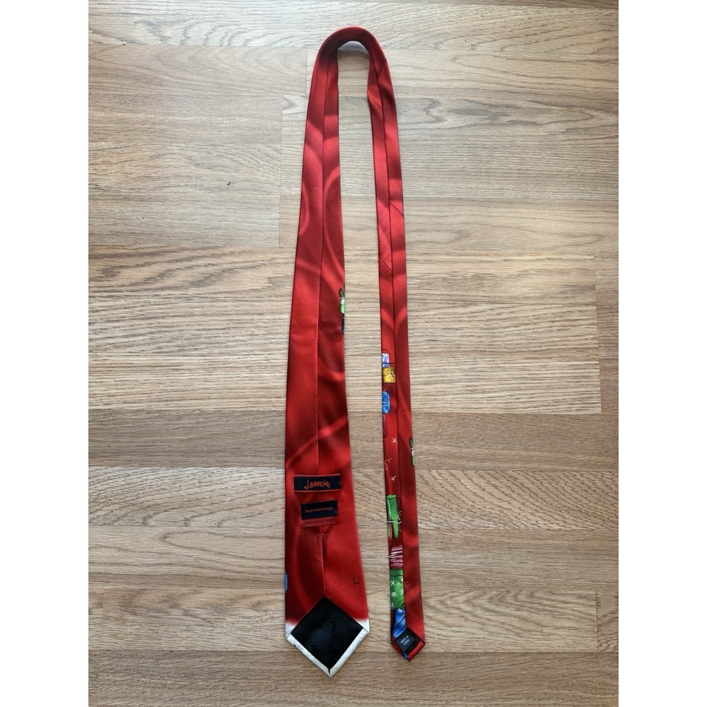 Jerry Garcia Santa Surprise Package Christmas Neck Tie - Collection 58 -‎ Silk - Picture 7 of 10